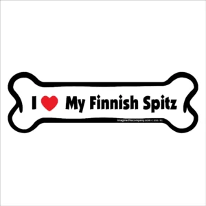 Finnish Spitz Bone Magnet