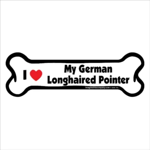 German Longhaired Pointer Bone Magnet