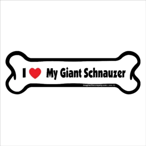 Giant Schnauzer Bone Magnet