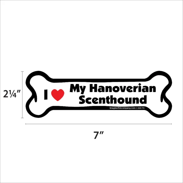 Hanoverian Scenthound Bone Magnet - Image 2