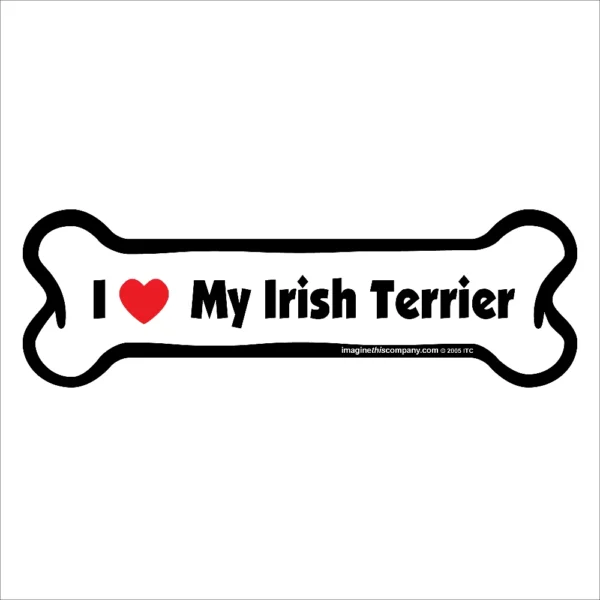 Irish Terrier Bone Magnet