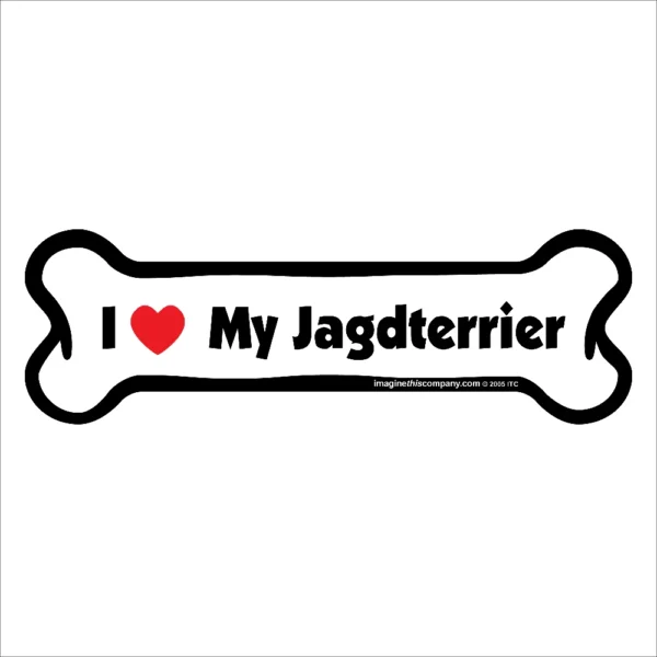Jagdterrier Bone Magnet