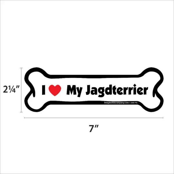 Jagdterrier Bone Magnet - Image 2