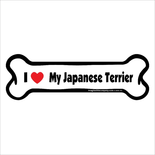 Japanese Terrier Bone Magnet