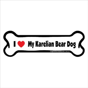 Karelian Bear Dog Bone Magnet
