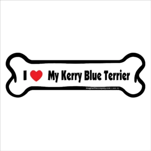 Kerry Blue Terrier Bone Magnet