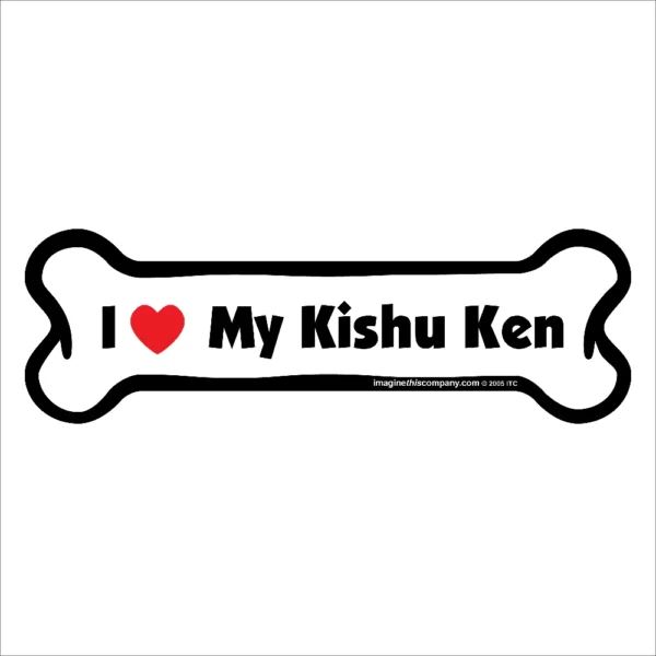 Kishu Ken Bone Magnet
