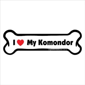 Komondor Bone Magnet