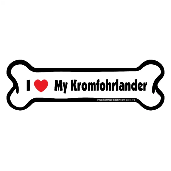 Kromfohrlander Bone Magnet