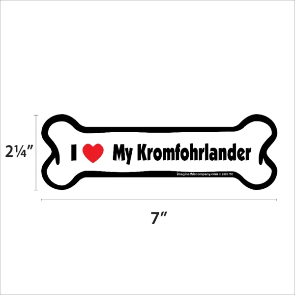 Kromfohrlander Bone Magnet - Image 2