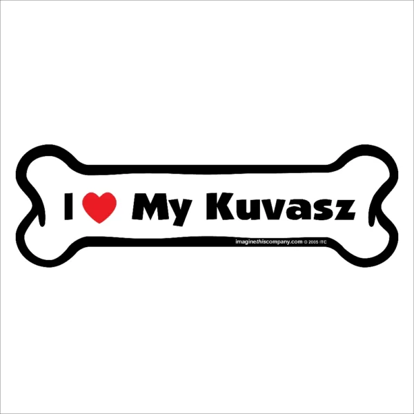 Kuvasz Bone Magnet
