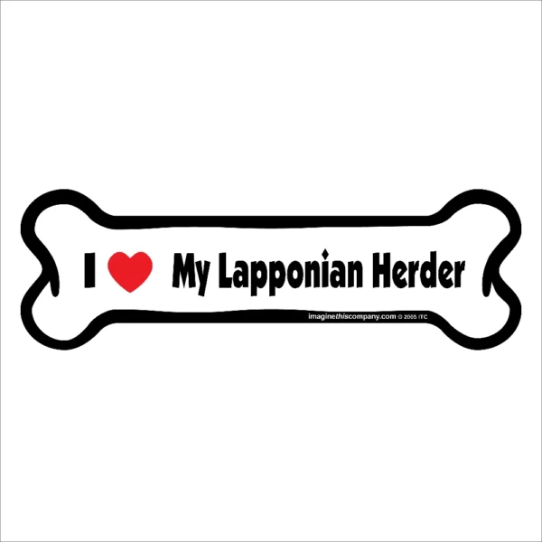 Lapponian Herder Bone Magnet