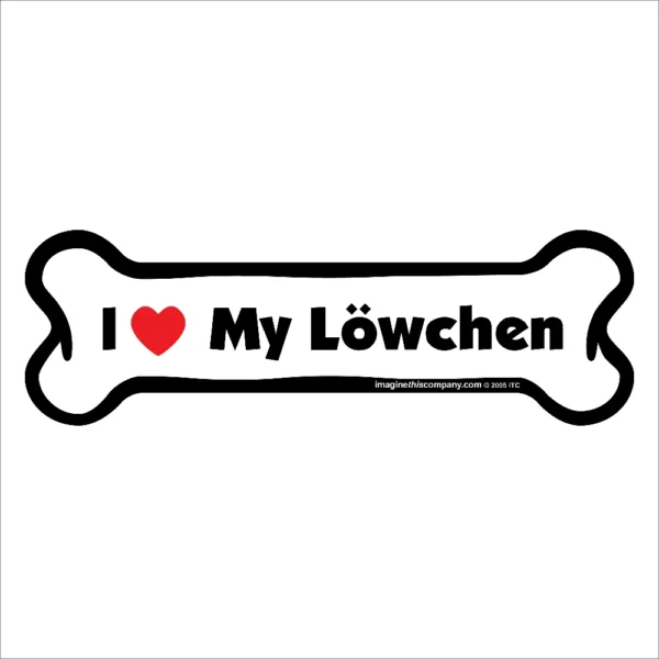 Löwchen Bone Magnet