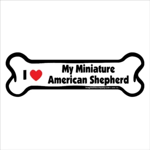 Miniature American Shepherd Bone Magnet