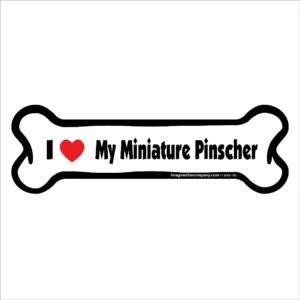 Miniature Pinscher Bone Magnet