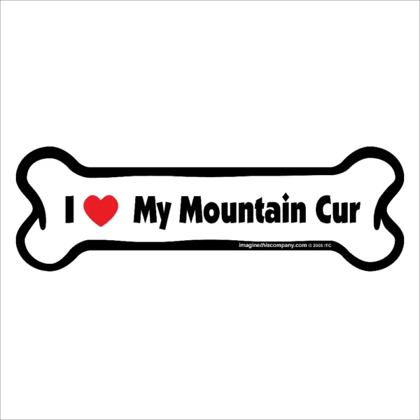 Mountain Cur Bone Magnet