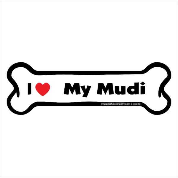 Mudi Bone Magnet