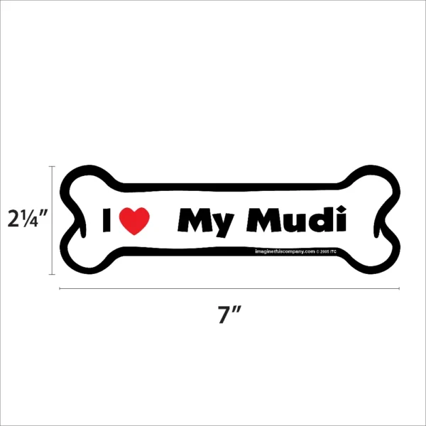 Mudi Bone Magnet - Image 2