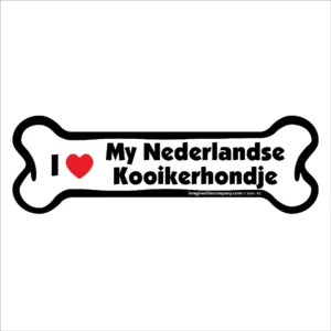 Nederlandse Kooikerhondje Bone Magnet