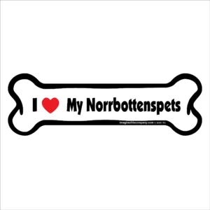 Norrbottenspets Bone Magnet