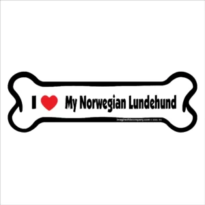 Norwegian Lundehund Bone Magnet
