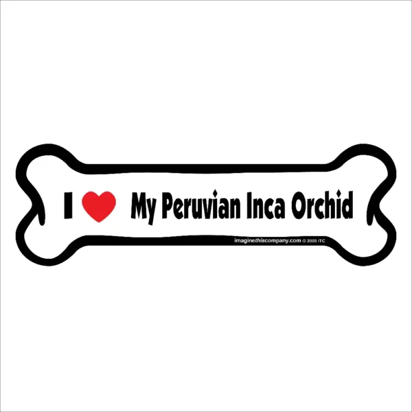 Peruvian Inca Orchid Bone Magnet