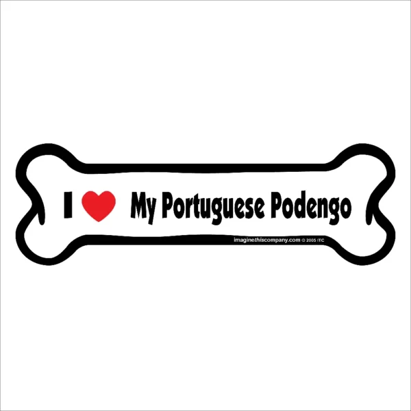 Portuguese Podengo Bone Magnet