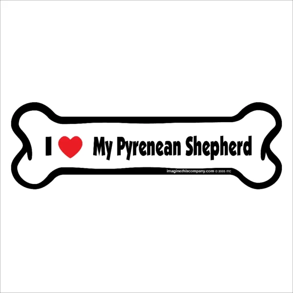 Pyrenean Shepherd Bone Magnet