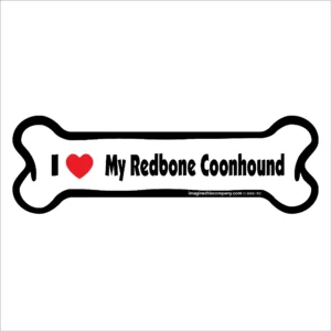 Redbone Coonhound Bone Magnet