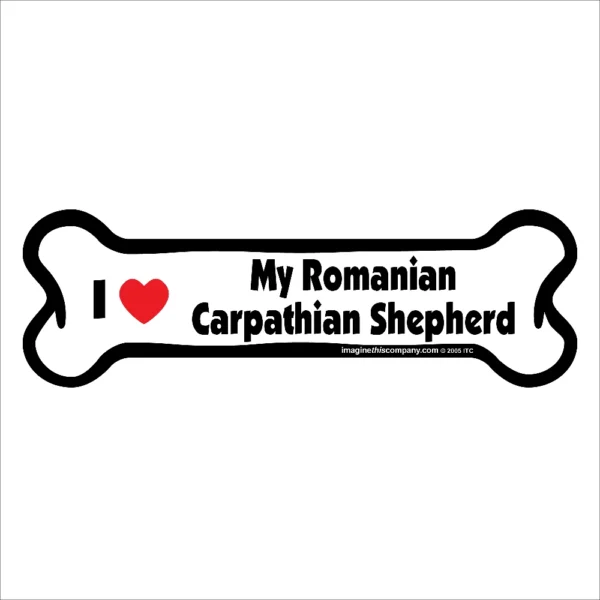 Romanian Carpathian Shepherd Bone Magnet