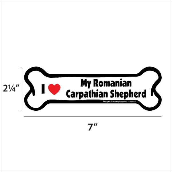 Romanian Carpathian Shepherd Bone Magnet - Image 2