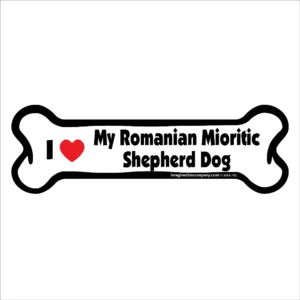 Romanian Mioritic Shepherd Dog Bone Magnet