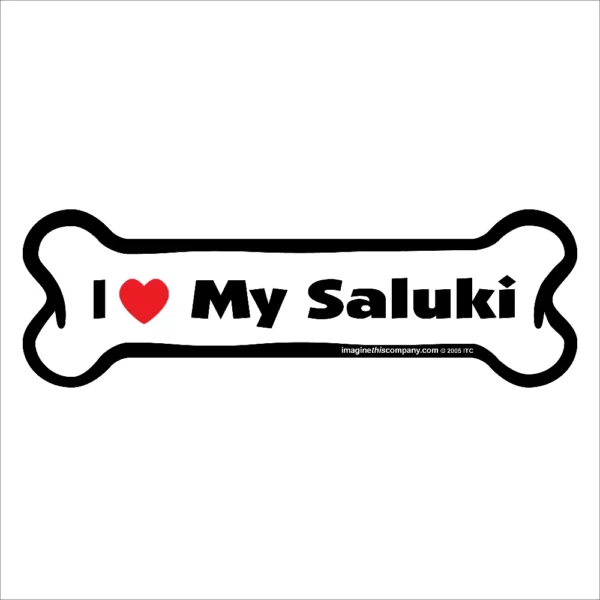 Saluki Bone Magnet
