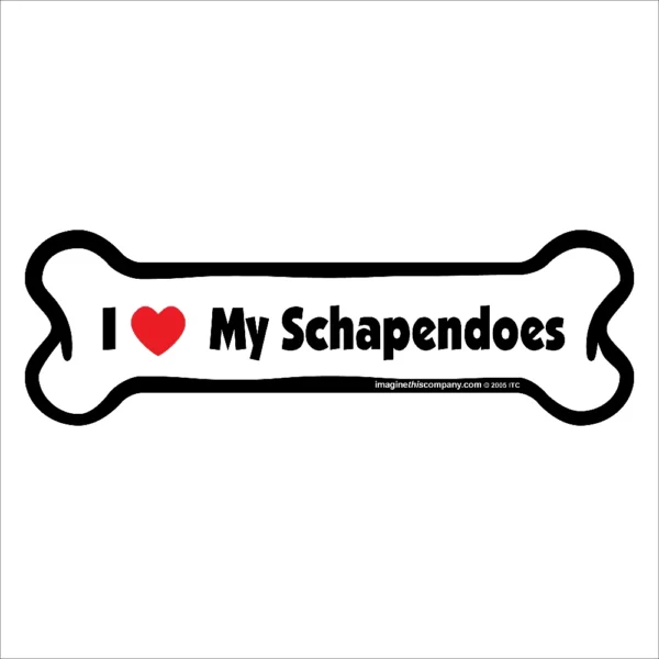 Schapendoes Bone Magnet