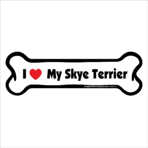Skye Terrier Bone Magnet
