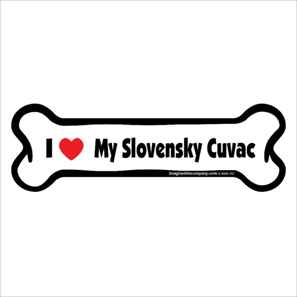 Slovensky Cuvac Bone Magnet