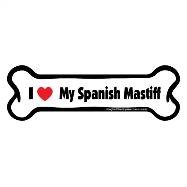Spanish Mastiff Bone Magnet