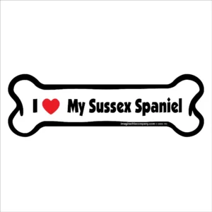 Sussex Spaniel Bone Magnet