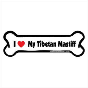 Tibetan Mastiff Bone Magnet