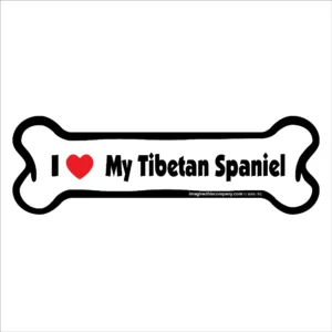 Tibetan Spaniel Bone Magnet