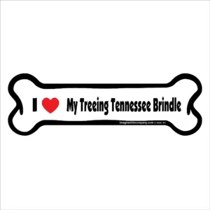 Treeing Tennessee Brindle Bone Magnet
