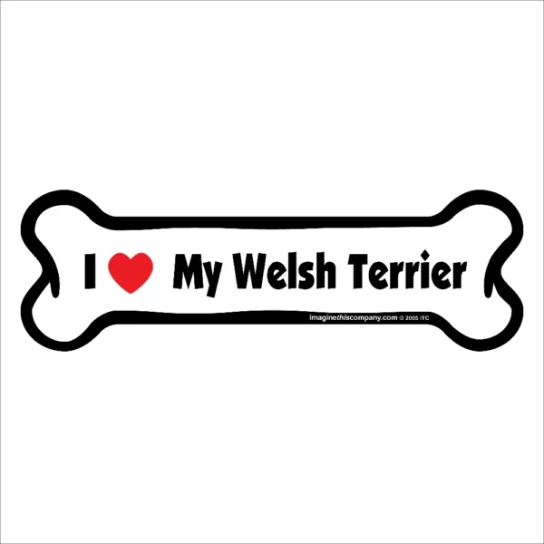 Welsh Terrier Bone Magnet