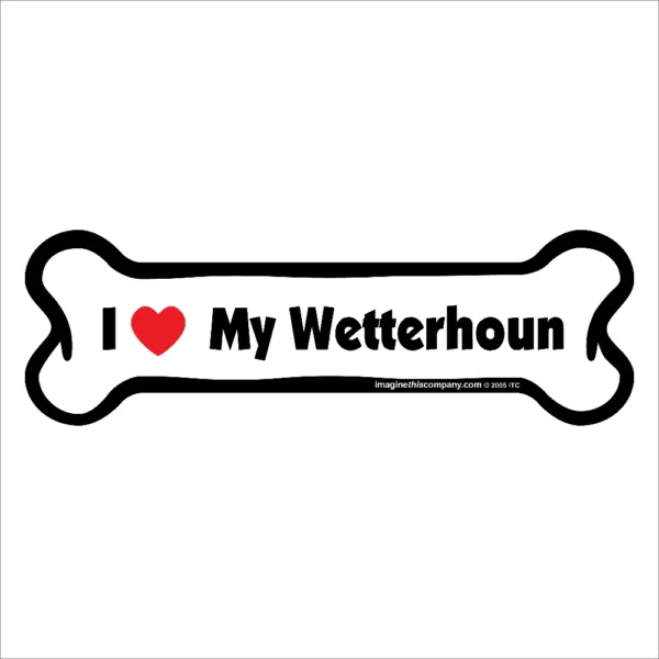 Wetterhoun Bone Magnet