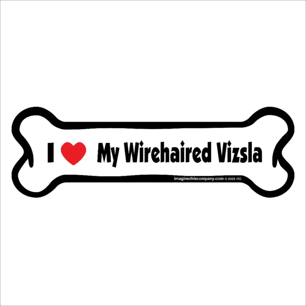 Wirehaired Vizsla Bone Magnet