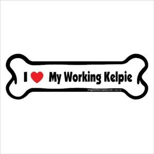 Working Kelpie Bone Magnet